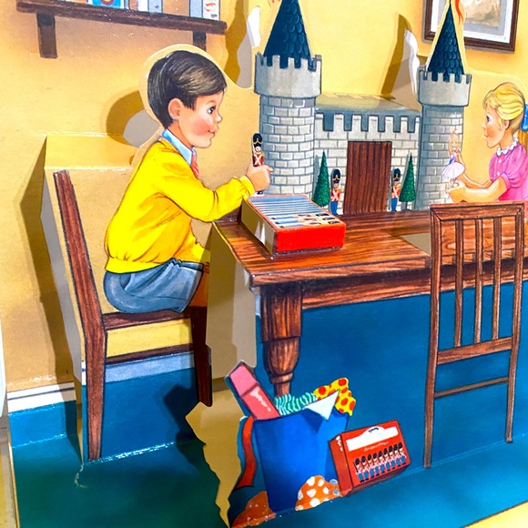 VINTAGE 90s THE LITTLE TIN SOLDIER POP UP STORYBOOK GRANDREAMS LIMITED LONDON - Picture 3 of 14